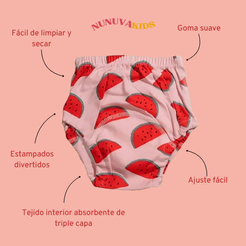 Ropa interior para aprender a ir al baño